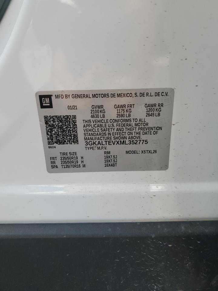 3GKALTEVXML352775 2021 GMC Terrain Sle