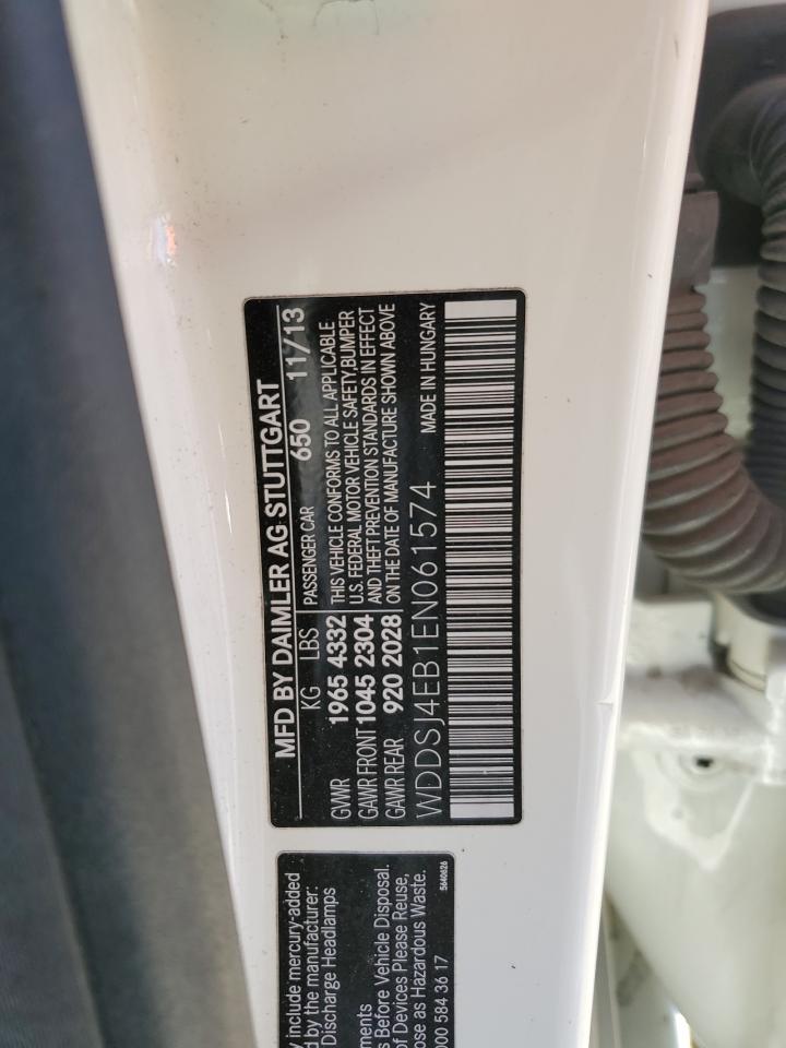 WDDSJ4EB1EN061574 2014 Mercedes-Benz Cla 250