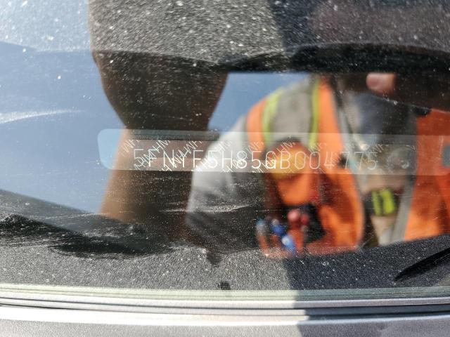 2016 Honda Pilot Exl VIN: 5FNYF5H85GB004775 Lot: 57534114