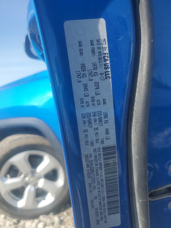 3C4NJCBB9JT137672 2018 Jeep Compass Latitude