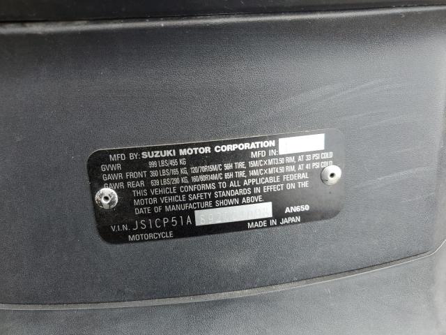 2009 SUZUKI AN650 - JS1CP51A892101098