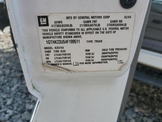 2004 GMC Sierra K2500 Heavy Duty VIN: 1GTHK23U54F199511 Lot: 57159984
