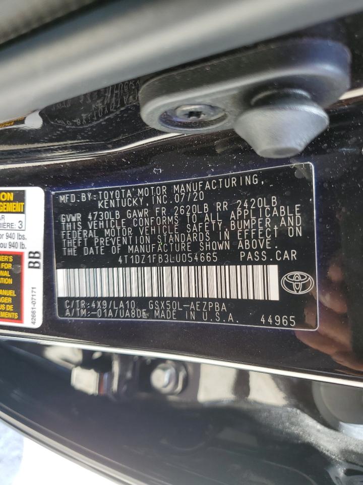 4T1DZ1FB3LU054665 2020 Toyota Avalon Limited