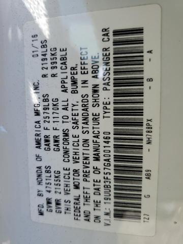 2016 Acura Tlx Tech VIN: 19UUB3F57GA001460 Lot: 58071844