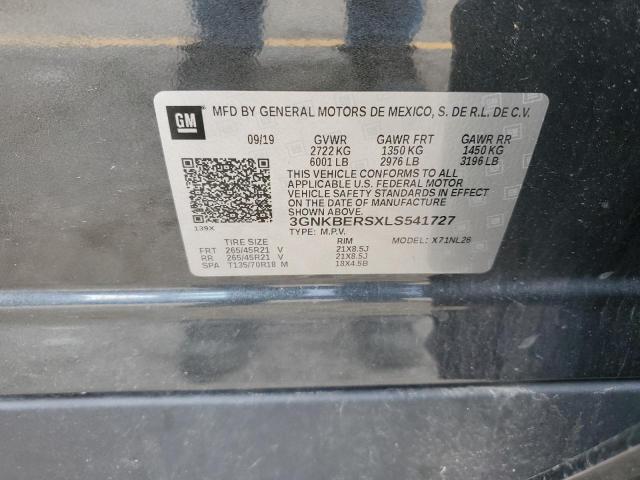 2020 CHEVROLET BLAZER RS - 3GNKBERSXLS541727