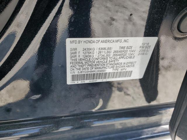 2019 ACURA MDX ADVANC - 5J8YD3H84KL004591