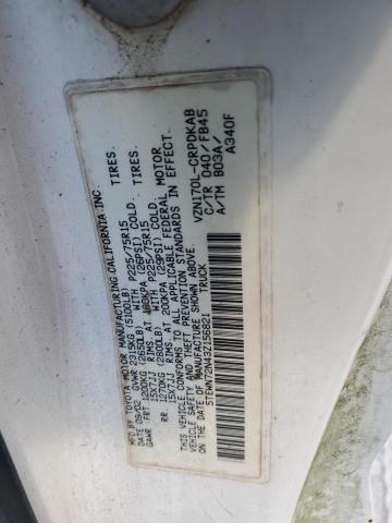 2003 Toyota Tacoma Xtracab VIN: 5TEWN72N43Z156821 Lot: 59299364