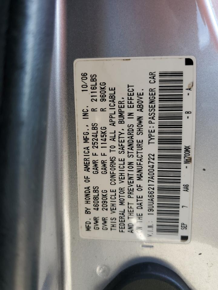 19UUA66217A004722 2007 Acura Tl