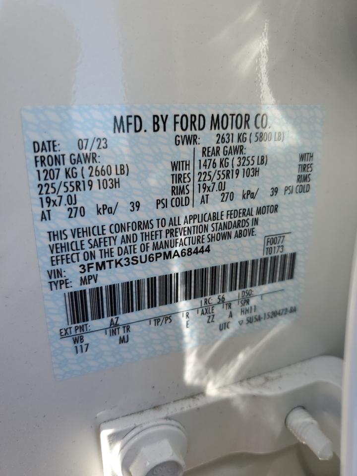 3FMTK3SU6PMA68444 2023 Ford Mustang Mach-E Premium