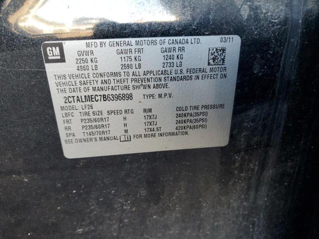 2011 GMC Terrain Sle VIN: 2CTALMEC7B6396898 Lot: 58563414