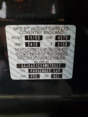 2004 Jaguar X-Type 3.0 VIN: SAJEA51C54WD78203 Lot: 59433254