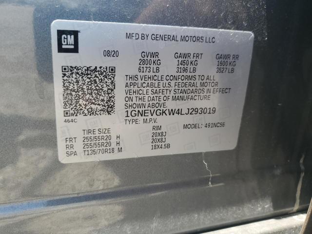 2020 Chevrolet Traverse Lt VIN: 1GNEVGKW4LJ293019 Lot: 57528324