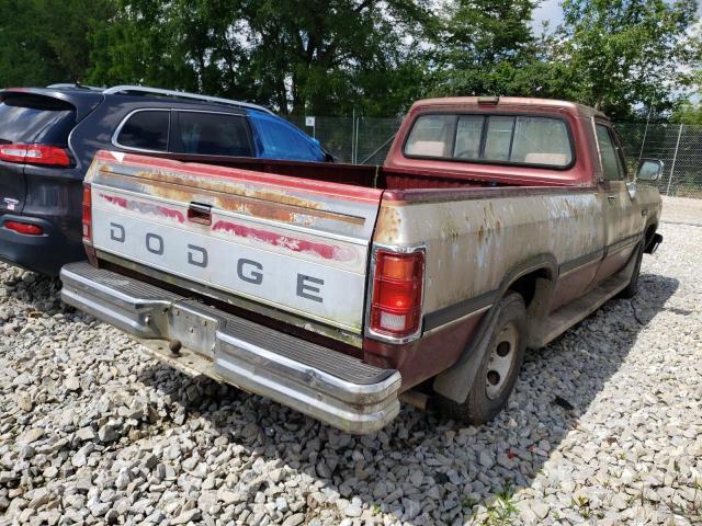 1993 Dodge D-Series D150 VIN: 1B7HE16Y3PS114192 Lot: 56762784