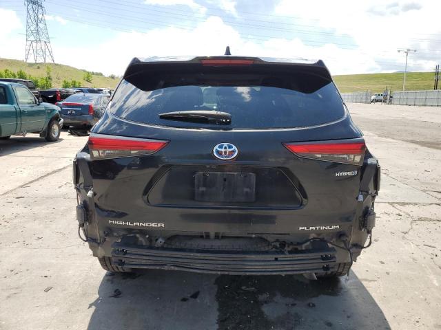 2021 Toyota Highlander Hybrid Platinum VIN: 5TDEBRCHXMS029143 Lot: 58328644