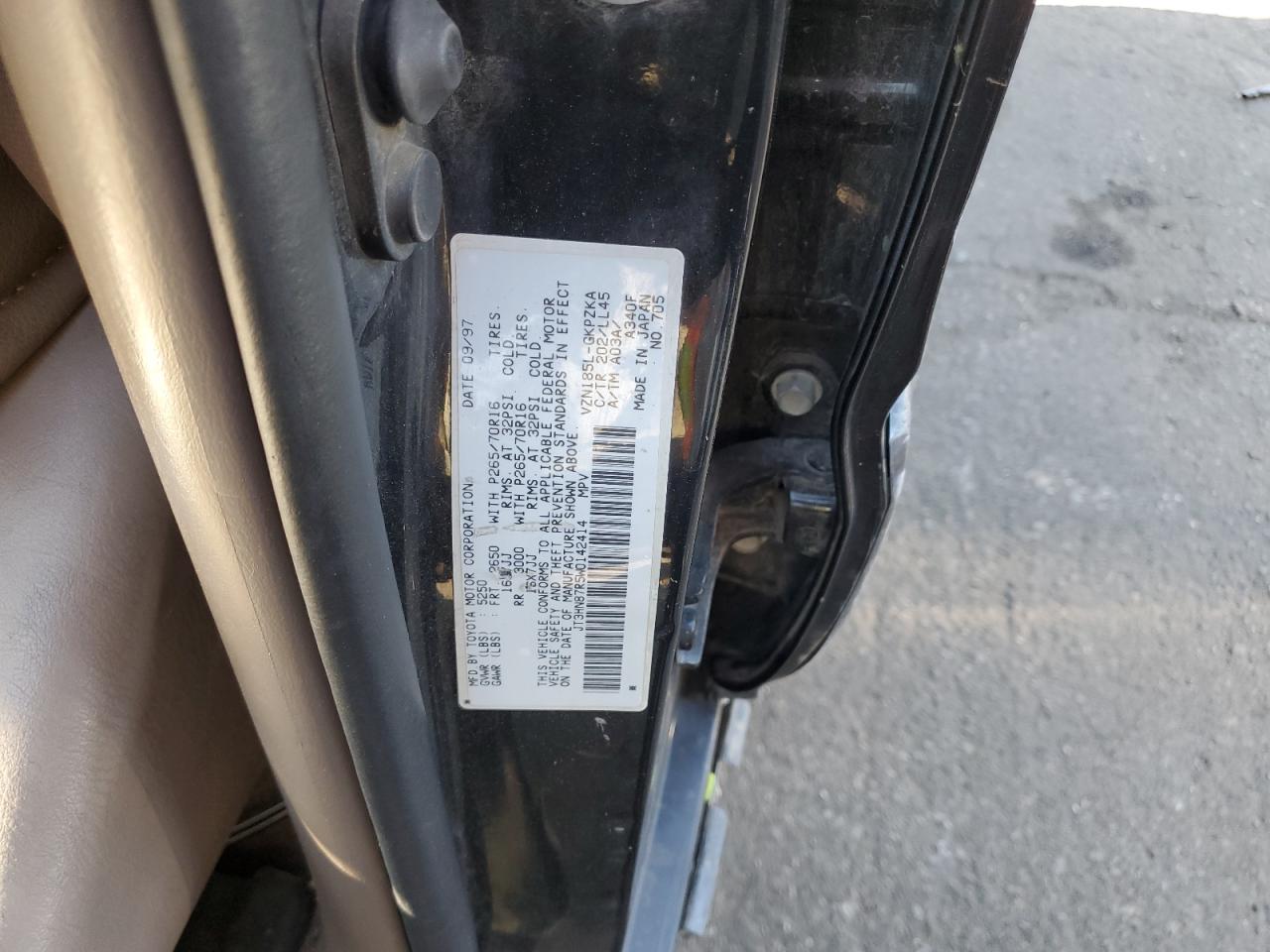 JT3HN87R5W0142414 1998 Toyota 4Runner Limited