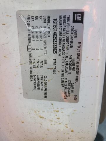 2009 GMC Sierra C1500 VIN: 1GTEC14X29Z233025 Lot: 58686084