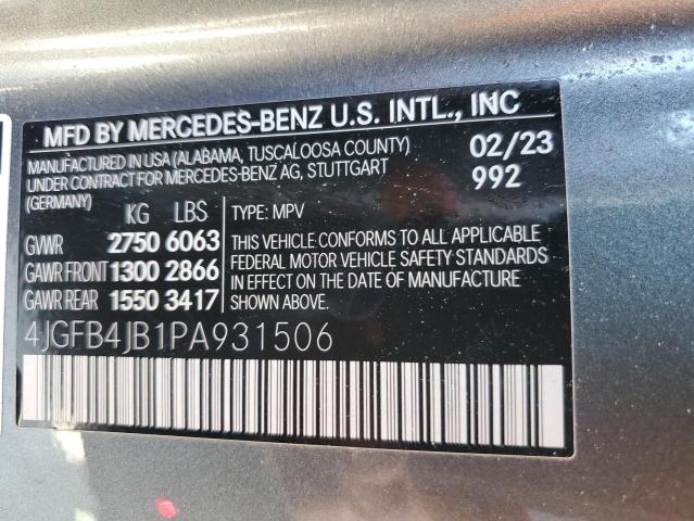 4JGFB4JB1PA931506 2023 MERCEDES-BENZ GLE - Image 13