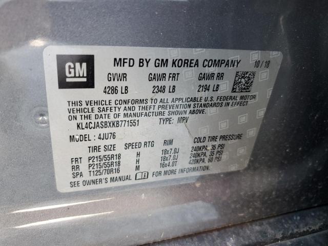 2019 Buick Encore Preferred VIN: KL4CJASBXKB771551 Lot: 59973364