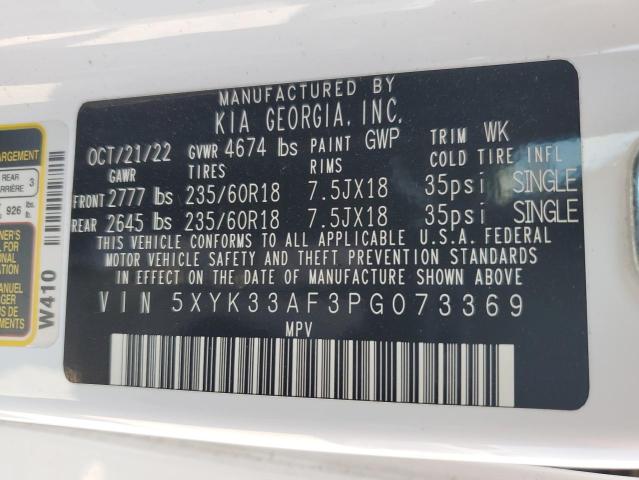 2023 Kia Sportage Ex VIN: 5XYK33AF3PG073369 Lot: 56815814