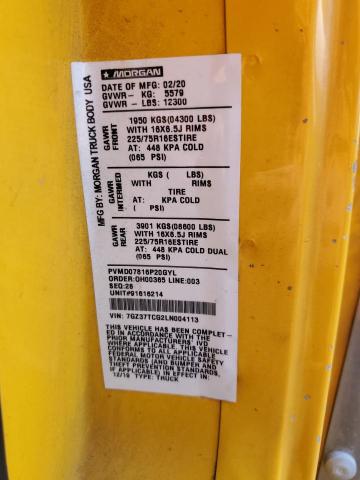 2020 GMC Savana Cutaway G3500 VIN: 7GZ37TCG2LN004113 Lot: 59984484