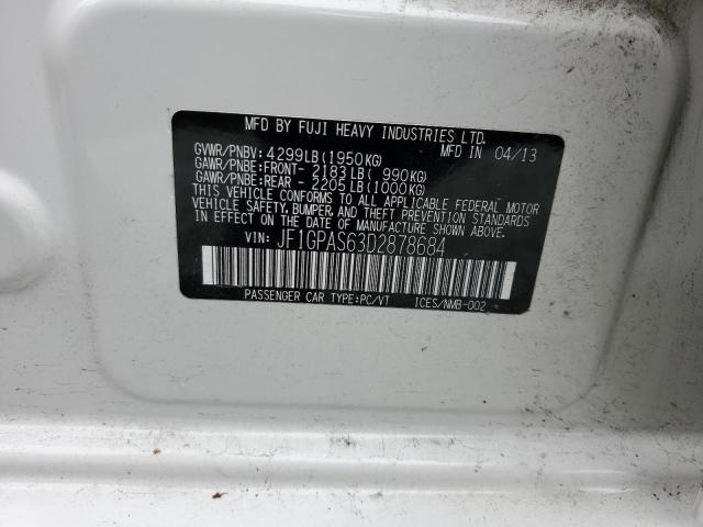 2013 Subaru Impreza Sport Limited VIN: JF1GPAS63D2878684 Lot: 56267604