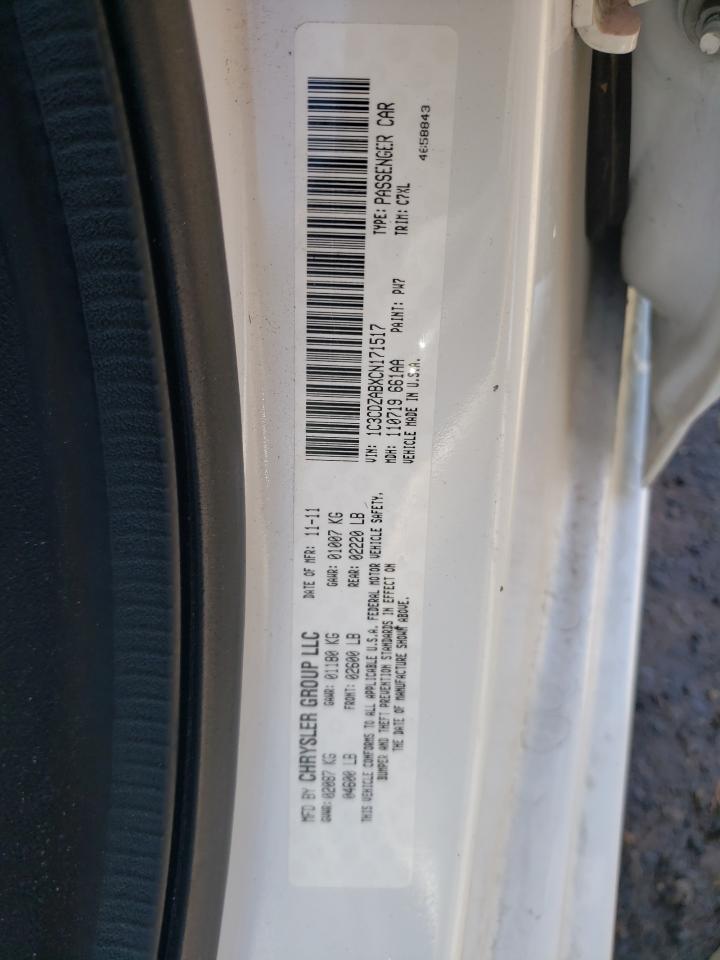 1C3CDZABXCN171517 2012 Dodge Avenger Se