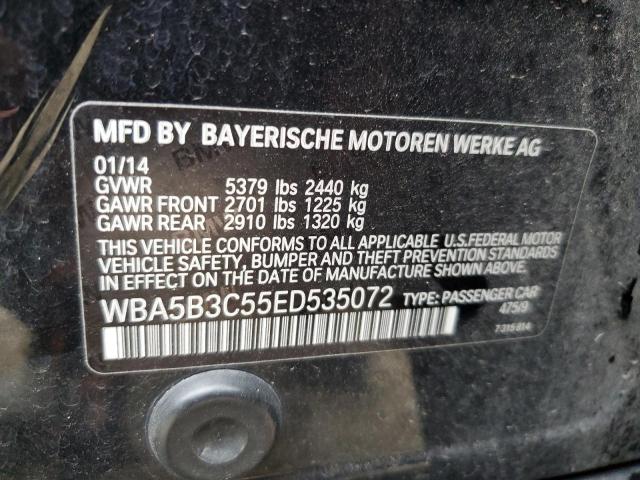 VIN WBA5B3C55ED535072 2014 BMW 5 Series, 535 XI no.12