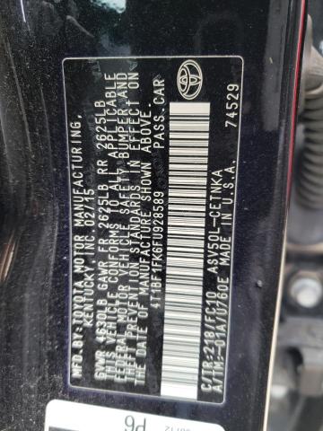 VIN 4T1BF1FK6FU928589 2015 Toyota Camry, LE no.12