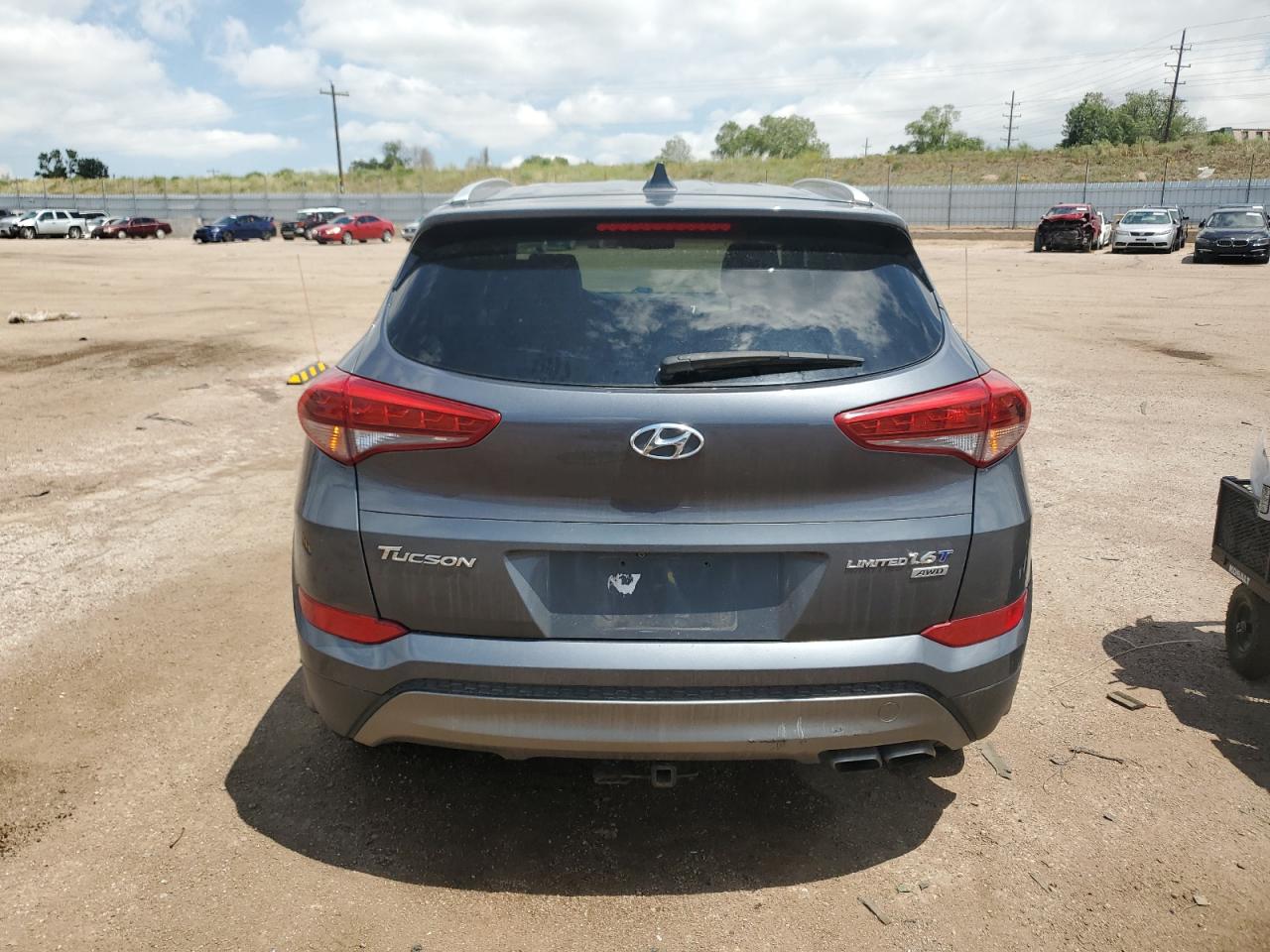 2016 Hyundai Tucson Limited vin: KM8J3CA22GU112200