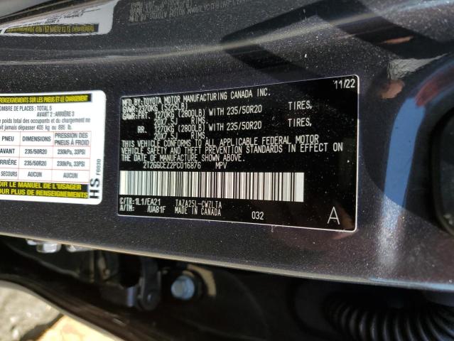 2023 LEXUS NX 350 2T2GGCEZ2PC016876