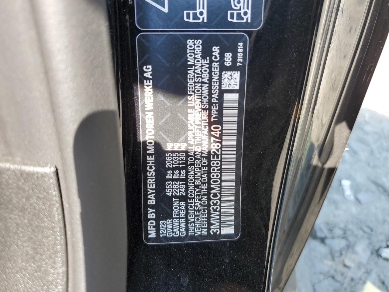3MW33CM08R8E28740 2024 BMW 230Xi