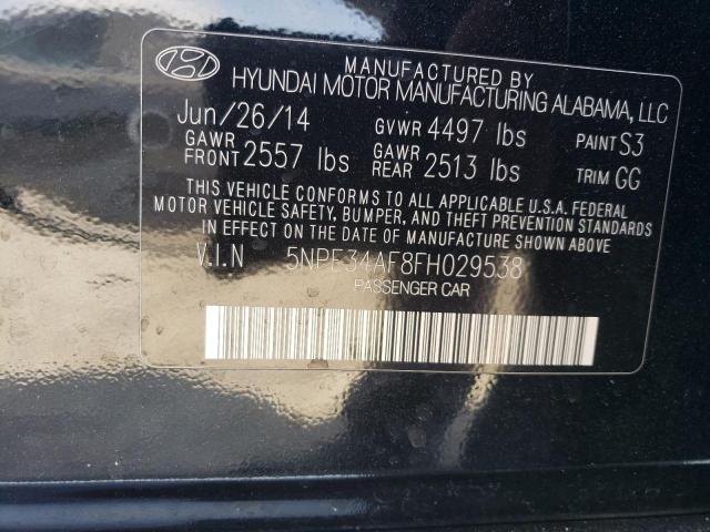 2015 Hyundai Sonata Sport VIN: 5NPE34AF8FH029538 Lot: 58670284