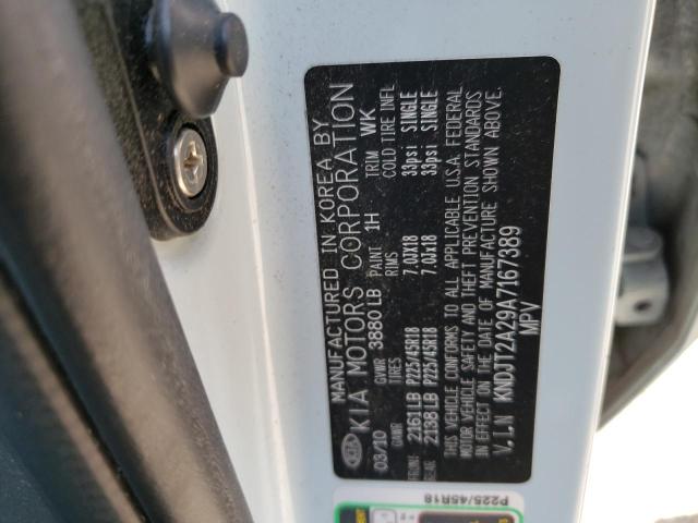 2010 Kia Soul + VIN: KNDJT2A29A7167389 Lot: 55283834