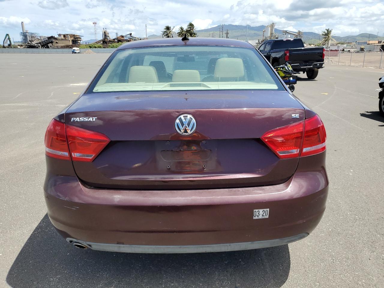 2012 Volkswagen Passat Se vin: 1VWBP7A38CC101762