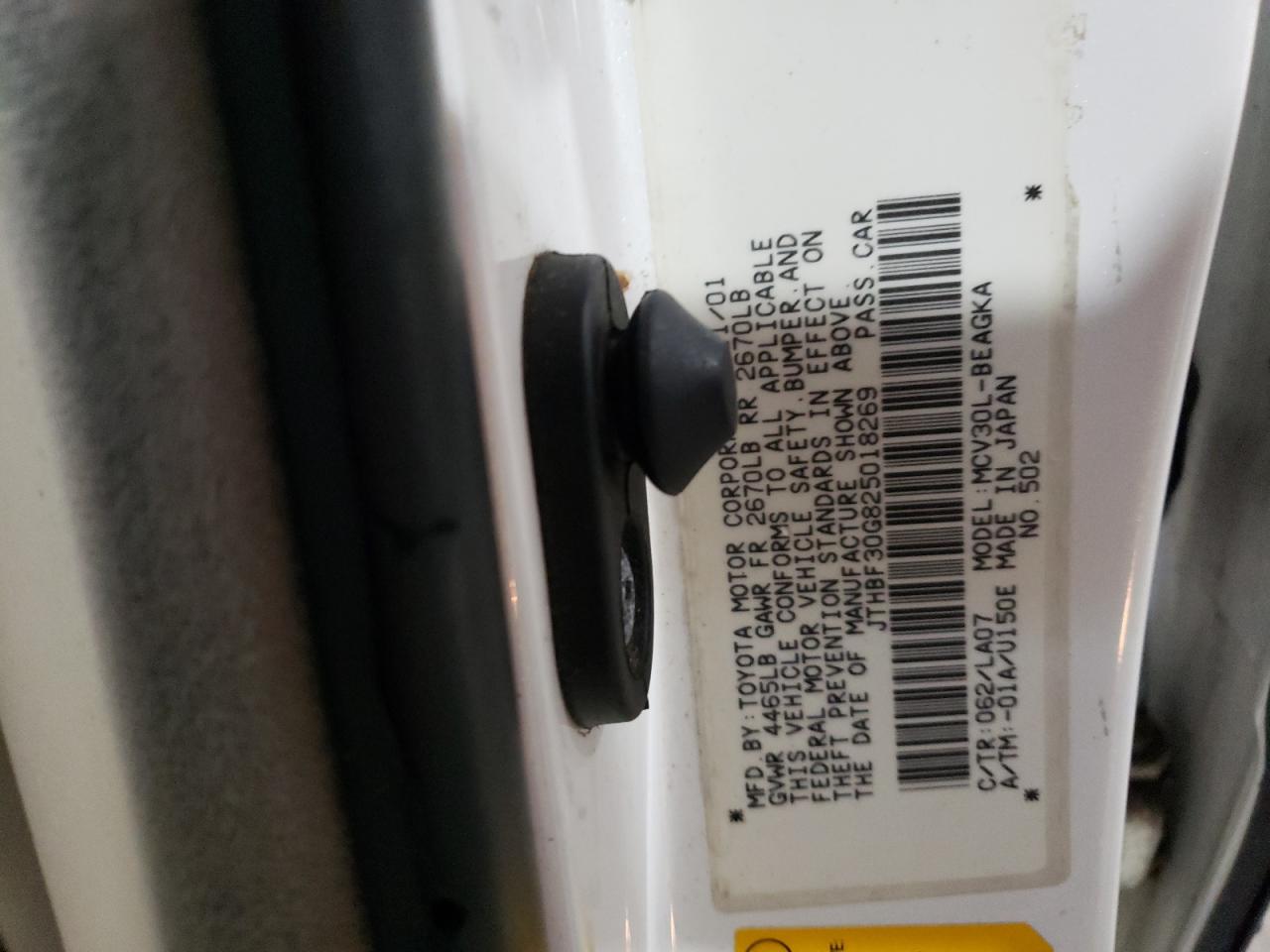 JTHBF30G825018269 2002 Lexus Es 300