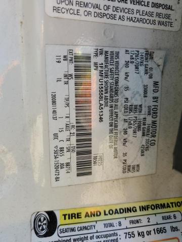 2008 Ford Expedition Xlt VIN: 1FMFU15558LA51346 Lot: 60421004