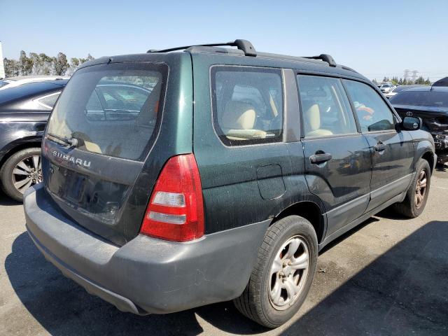 SUBARU FORESTER 2005 green  gas JF1SG63635H739935 photo #4