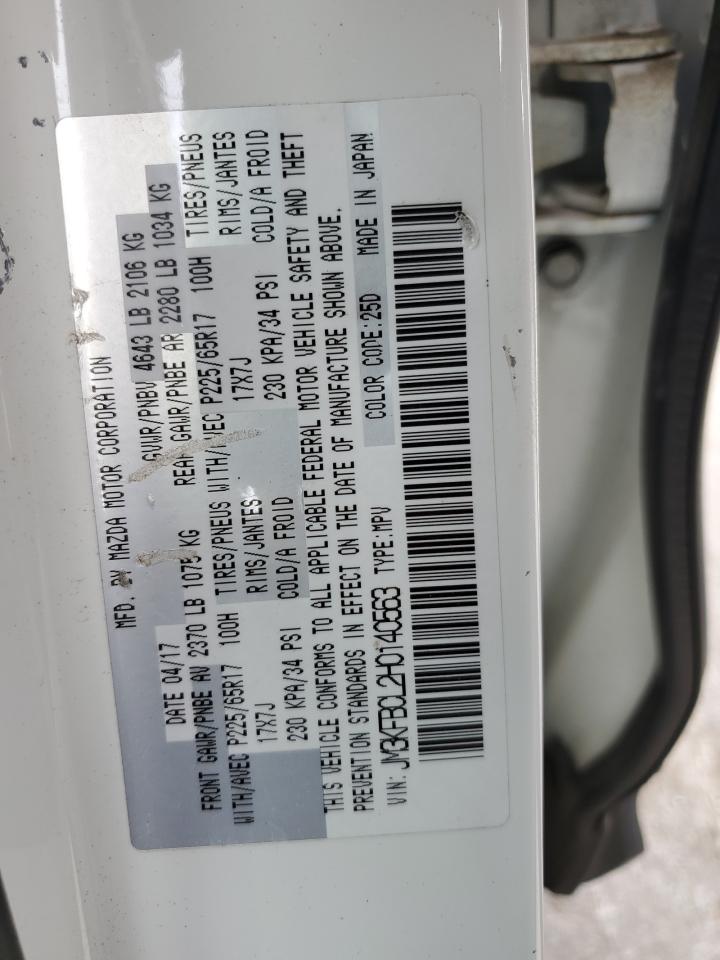 JM3KFBCL2H0140563 2017 Mazda Cx-5 Touring