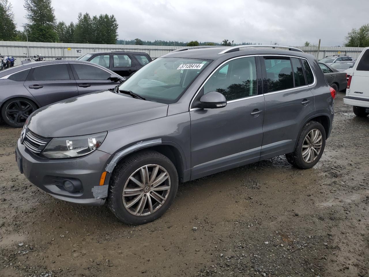 WVGBV3AX8DW622576 2013 Volkswagen Tiguan S