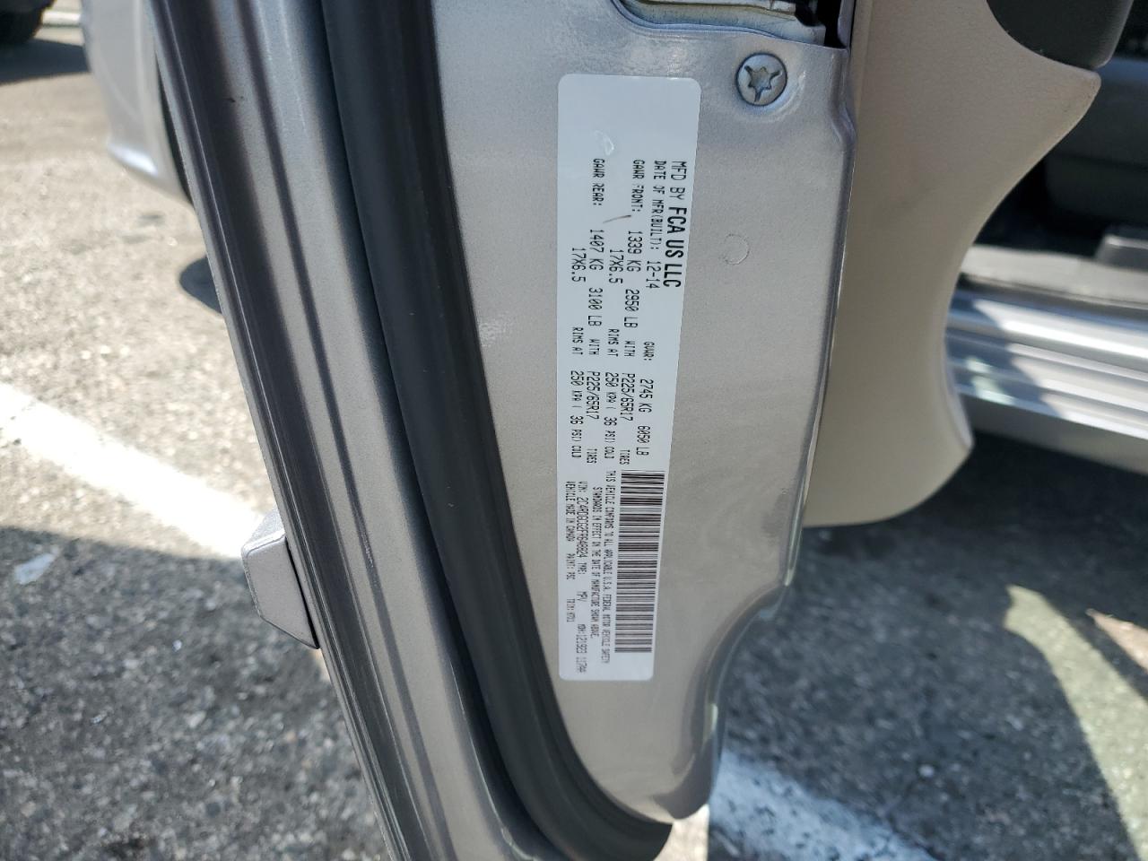 2C4RDGCG2FR648824 2015 Dodge Grand Caravan Sxt