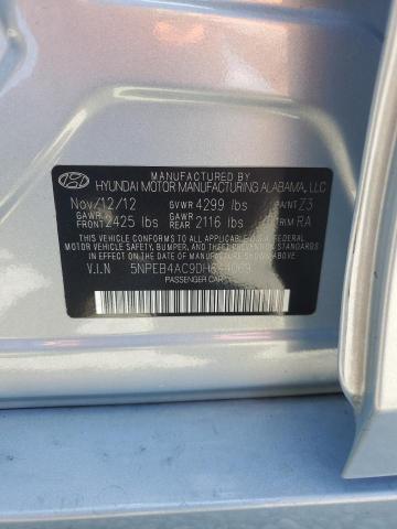 2013 Hyundai Sonata Gls VIN: 5NPEB4AC9DH644069 Lot: 57755374