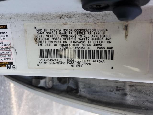 2005 Toyota Corolla Ce VIN: JTDBR32E452051912 Lot: 57876984