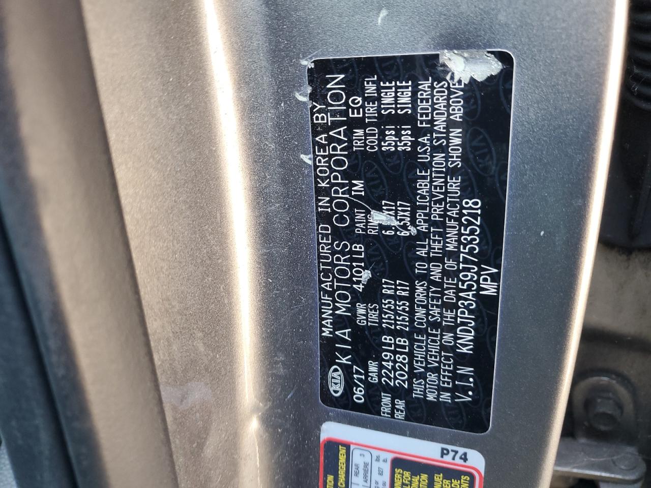 KNDJP3A59J7535218 2018 Kia Soul +