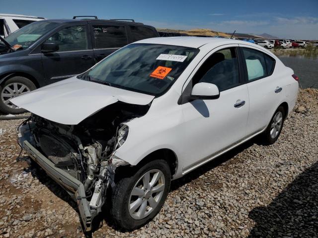 NISSAN VERSA S 2012 white  gas 3N1CN7AP4CL835760 photo #1