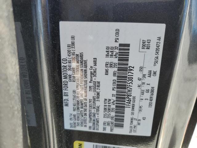 2015 FORD MUSTANG - 1FA6P8TH7F5301792