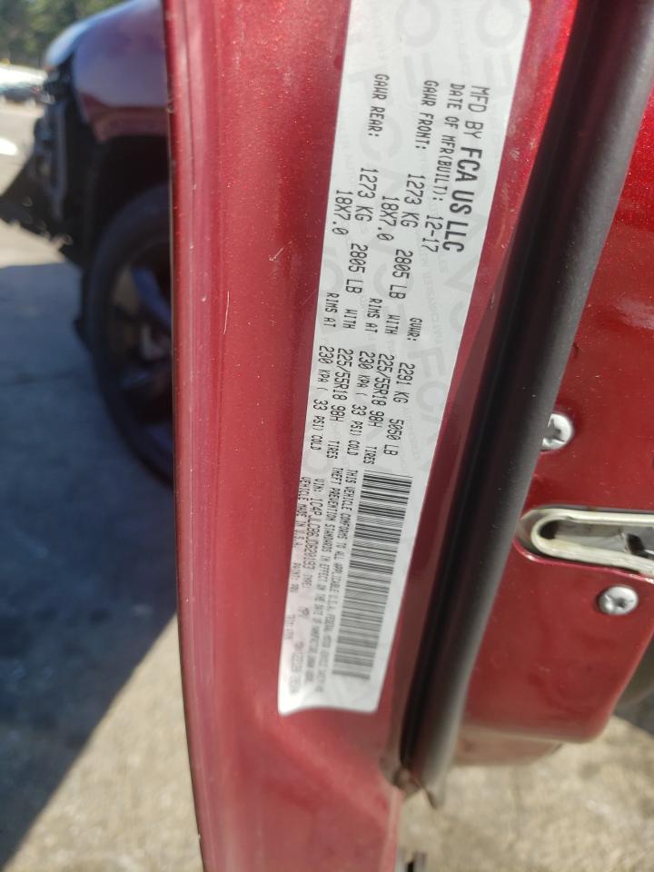 1C4PJLCB6JD620193 2018 Jeep Cherokee Latitude