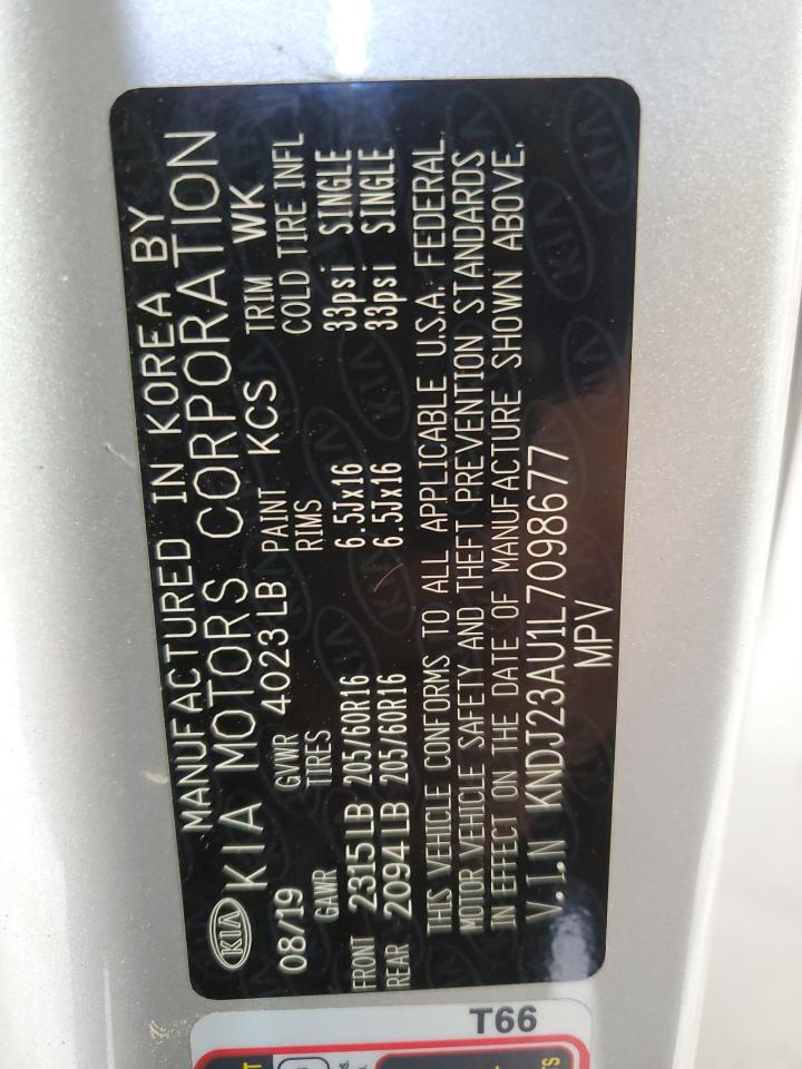 KNDJ23AU1L7098677 2020 Kia Soul Lx