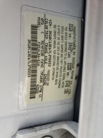 2007 Nissan Versa S VIN: 3N1BC13E67L392253 Lot: 60296644