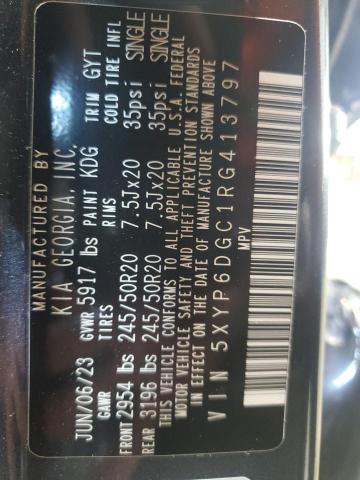 2024 Kia Telluride S VIN: 5XYP6DGC1RG413797 Lot: 59270164