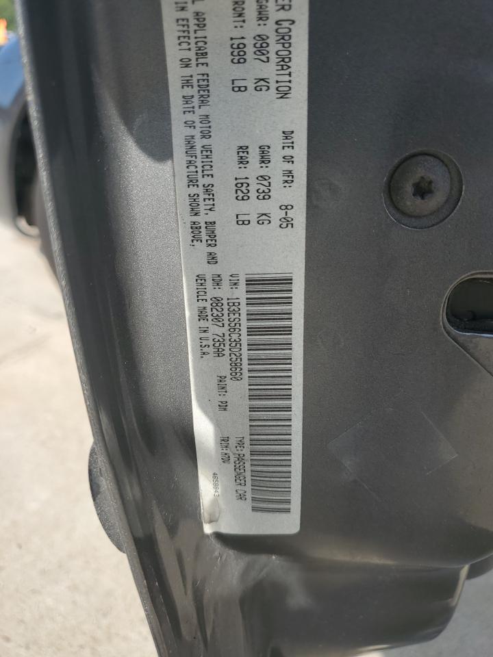 1B3ES56C35D258660 2005 Dodge Neon Sxt